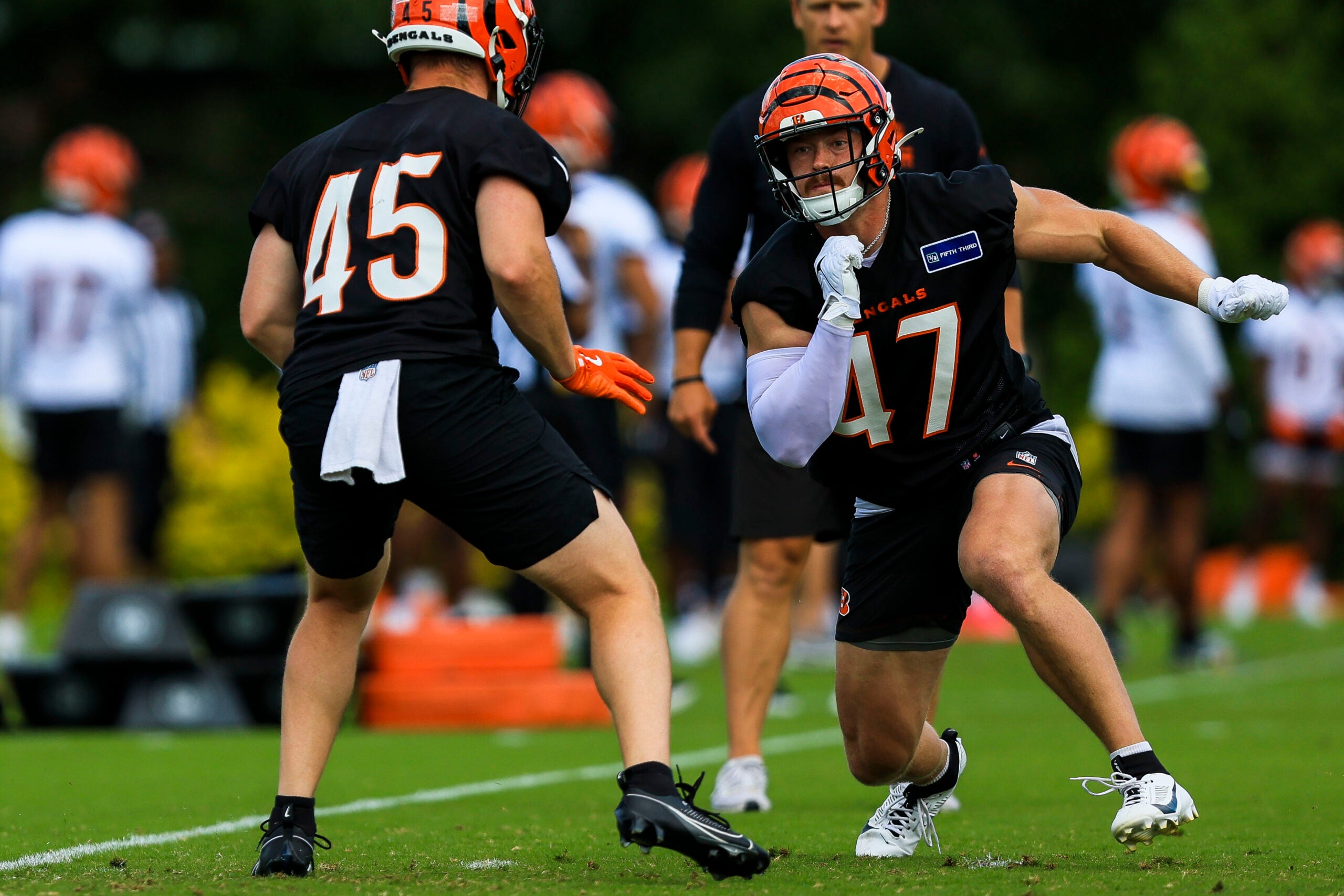 Cincinnati Bengals linebacker Swayze Bozeman