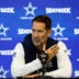Jun 16, 2026; Dallas, TX, USA; Dallas Cowboys head coach Brian SchottenheimerÊaddresses the media before practice at the Ford Center at the Star Training Facility in Frisco, Texas.