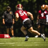Leo Chenal figures to play a very important role on both defense and special teams for the Commanders.
