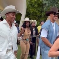DeVonta Smith and Jalen Hurts are just enjoying a good time together before the season.