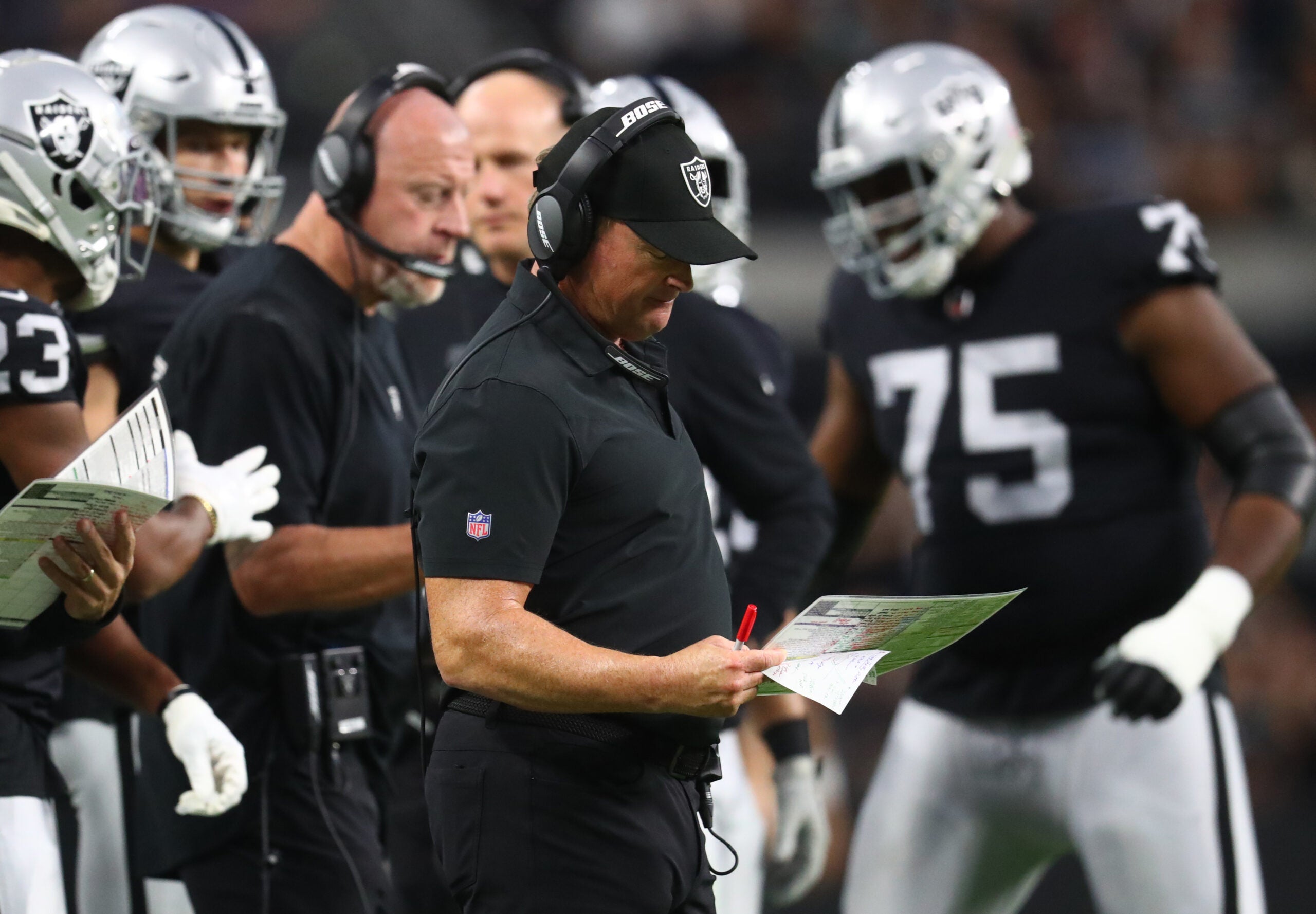 Las Vegas Raiders former head coach Jon Gruden