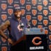 Jul 24, 2025; Lake Forest, IL, USA; Chicago Bears safety Kevin Byard III (31) speaks during training camp at Halas Hall.