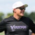 Jul 29, 2025; Eagan, MN, USA; Minnesota Vikings head coach Kevin O'Connell looks on during the teams training camp at the Minnesota Vikings Training Facility.