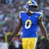 Sep 21, 2025; Philadelphia, Pennsylvania, USA; Los Angeles Rams linebacker Byron Young (0) against the Philadelphia Eagles at Lincoln Financial Field.