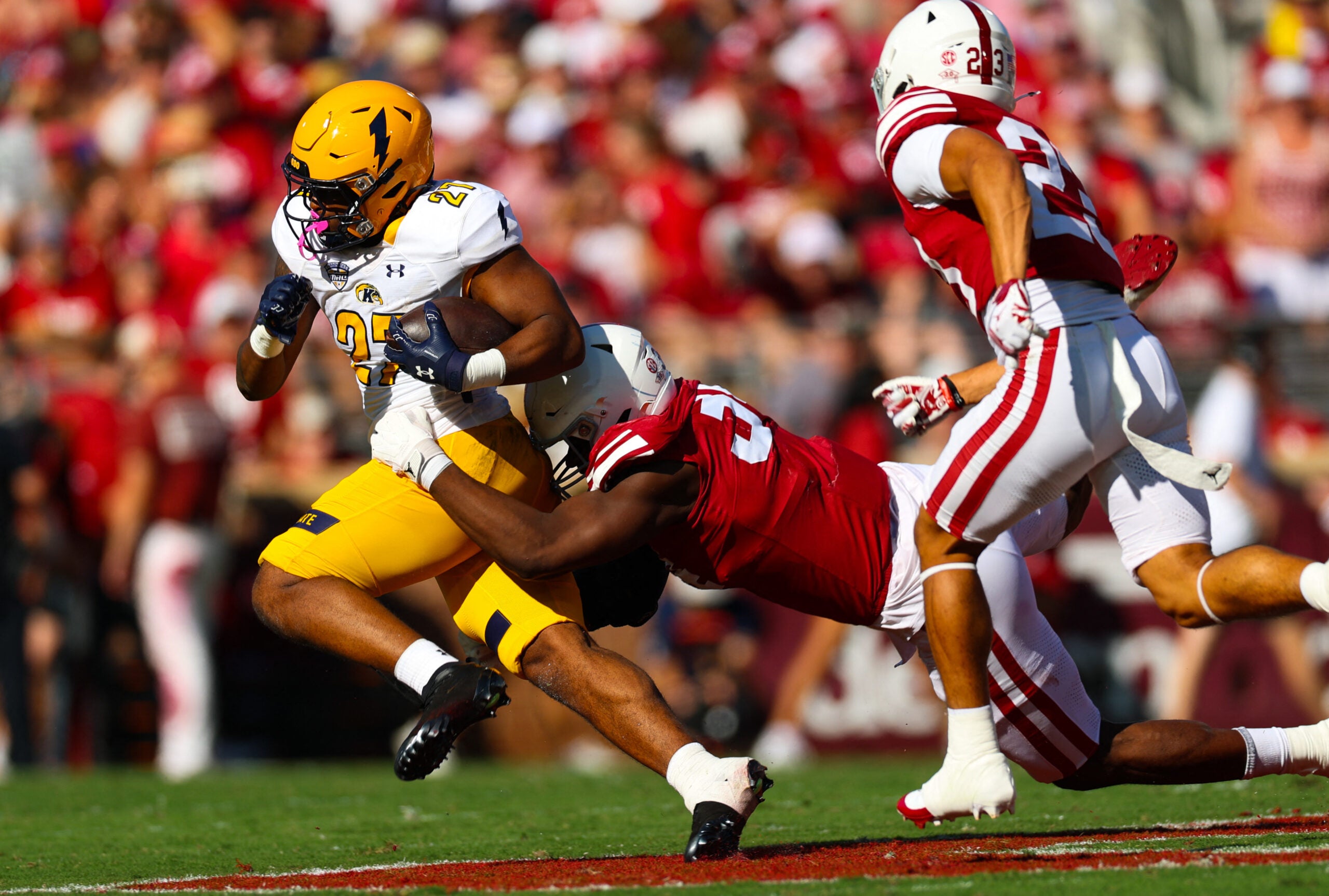 Oklahoma Sooners defensive end PJ Adebawore