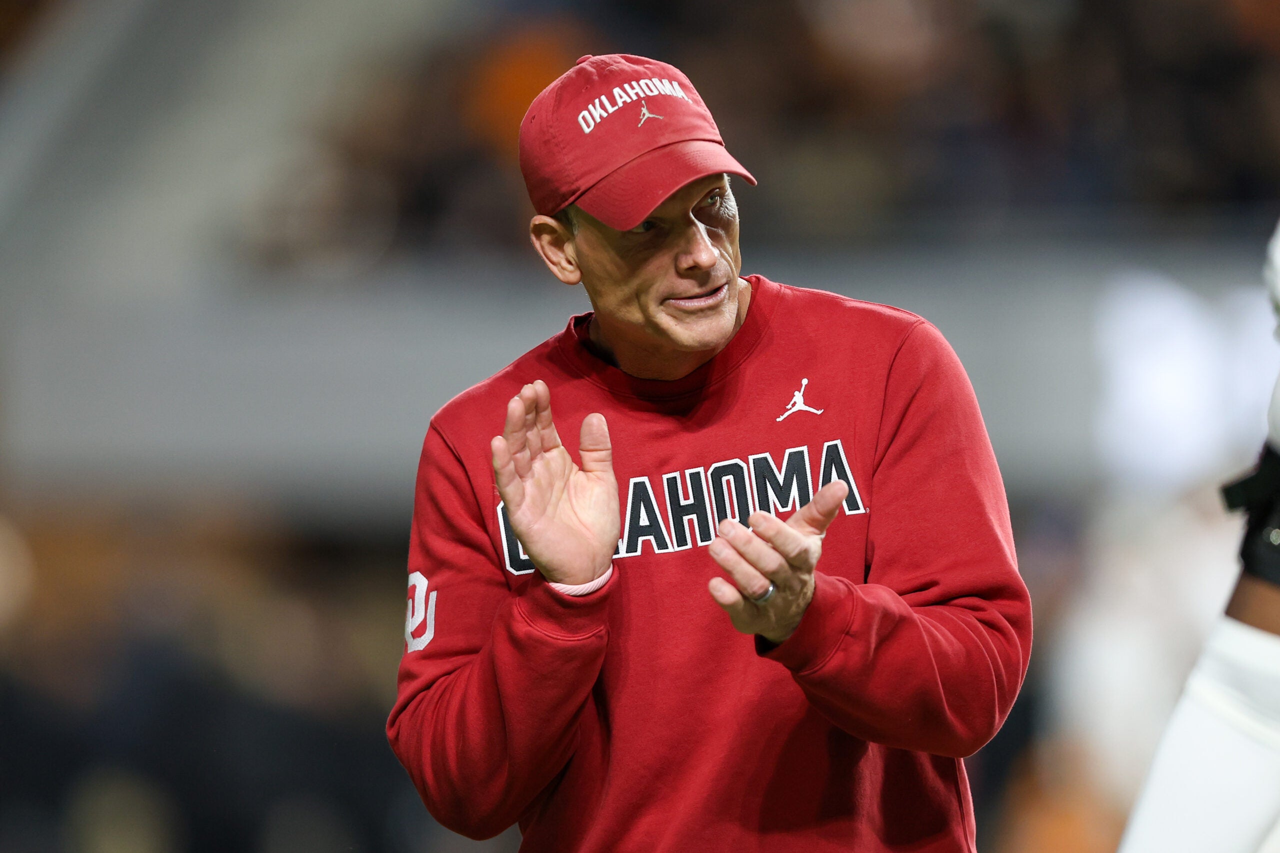 Oklahoma Sooners head coach Brent Venables edge rusher Jake Kreul Maxx Crosby Von Miller