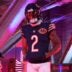 Nov 9, 2025; Chicago, Illinois, USA; Chicago Bears wide receiver DJ Moore (2) takes the field before the game against the New York Giants at Soldier Field.