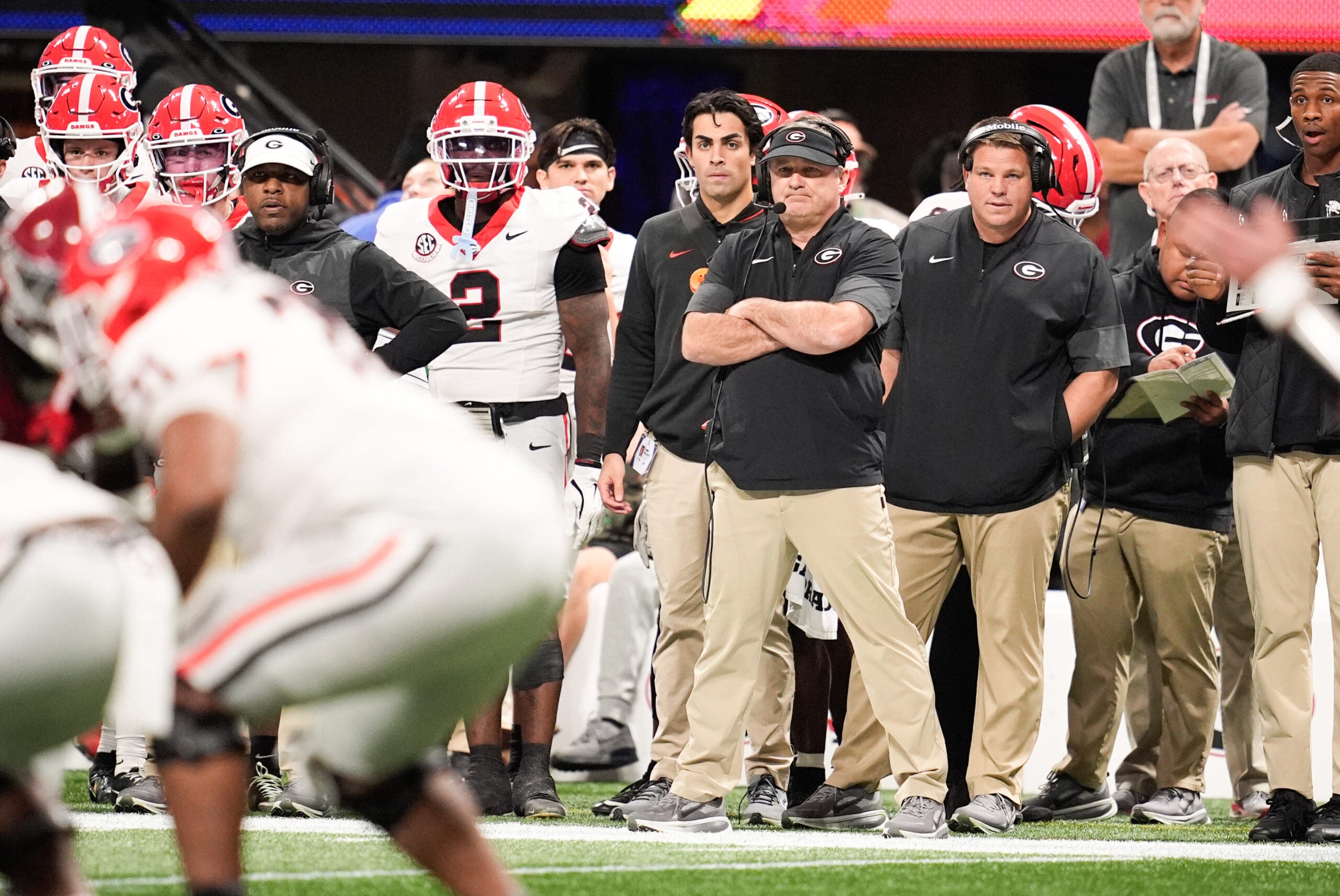 Georgia Bulldogs head coach Kirby Smart 2027 four-star recruit defensive lineman Seth Tillman Clemson
