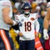 Dec 7, 2025; Green Bay, Wisconsin, USA; Chicago Bears quarterback Caleb Williams (18) during the game against the Green Bay Packers at Lambeau Field.
