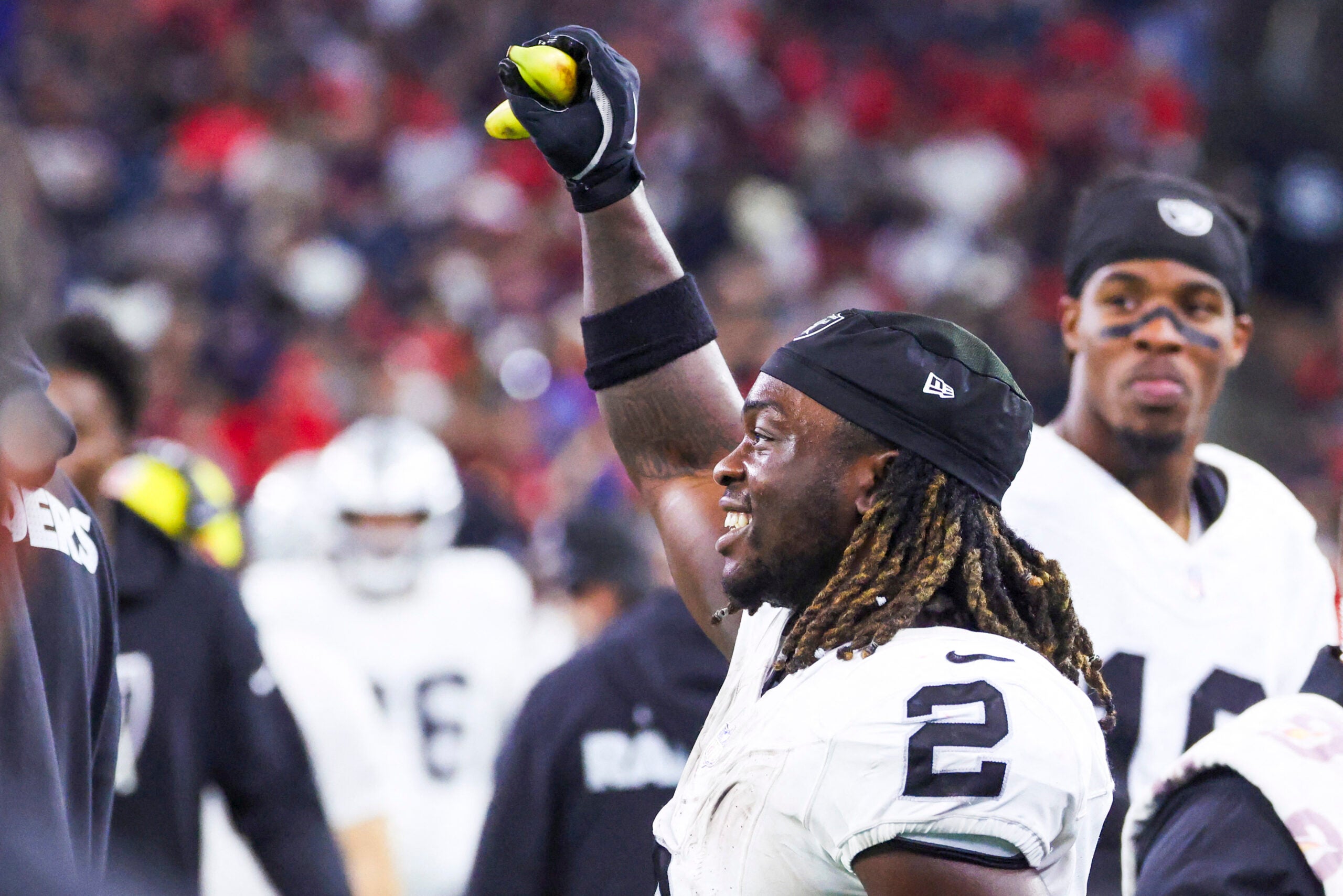 Las Vegas Raiders running back Ashton Jeanty