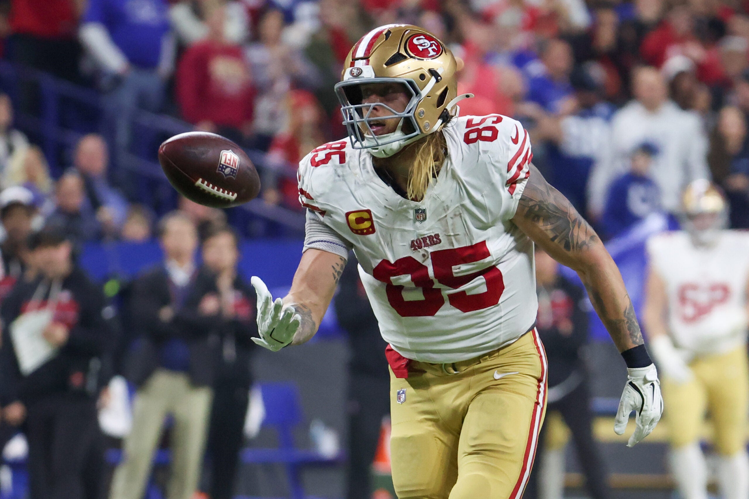 George Kittle is inches away from entering Hall of Fame territory.