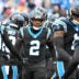 Dec 21, 2025; Charlotte, North Carolina, USA; Carolina Panthers cornerback Mike Jackson (2) runs on to the field before the game at Bank of America Stadium.