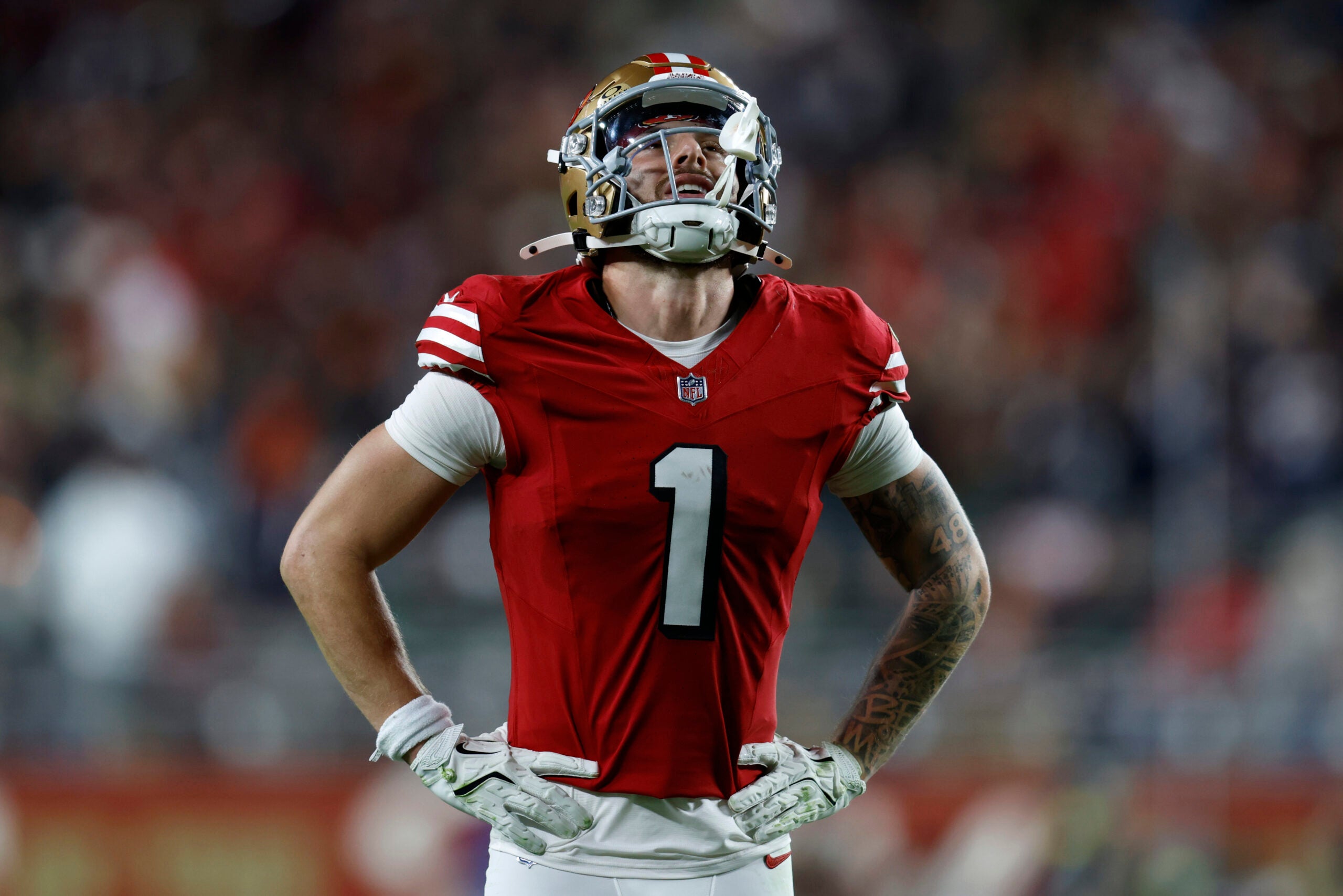 Ricky Pearsall's injury is not what the 49ers wanted during training camp.