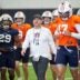 Auburn Tigers head coach Alex Golesh MJ Evans
