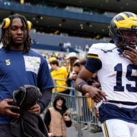 Michigan Wolverines quarterback Bryce Underwood