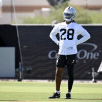 Las Vegas Raiders rookie Jermod McCoy training camp