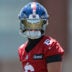 Jun 3, 2026; East Rutherford, NJ, USA; New York Giants quarterback Jaxson Dart (6) throws the ball during organized team activities at Quest Diagnostics Training Center.