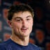Jun 9, 2026; Lake Forest, IL, USA; Chicago Bears tight end Colston Loveland speaks during Minicamp at Halas Hall.