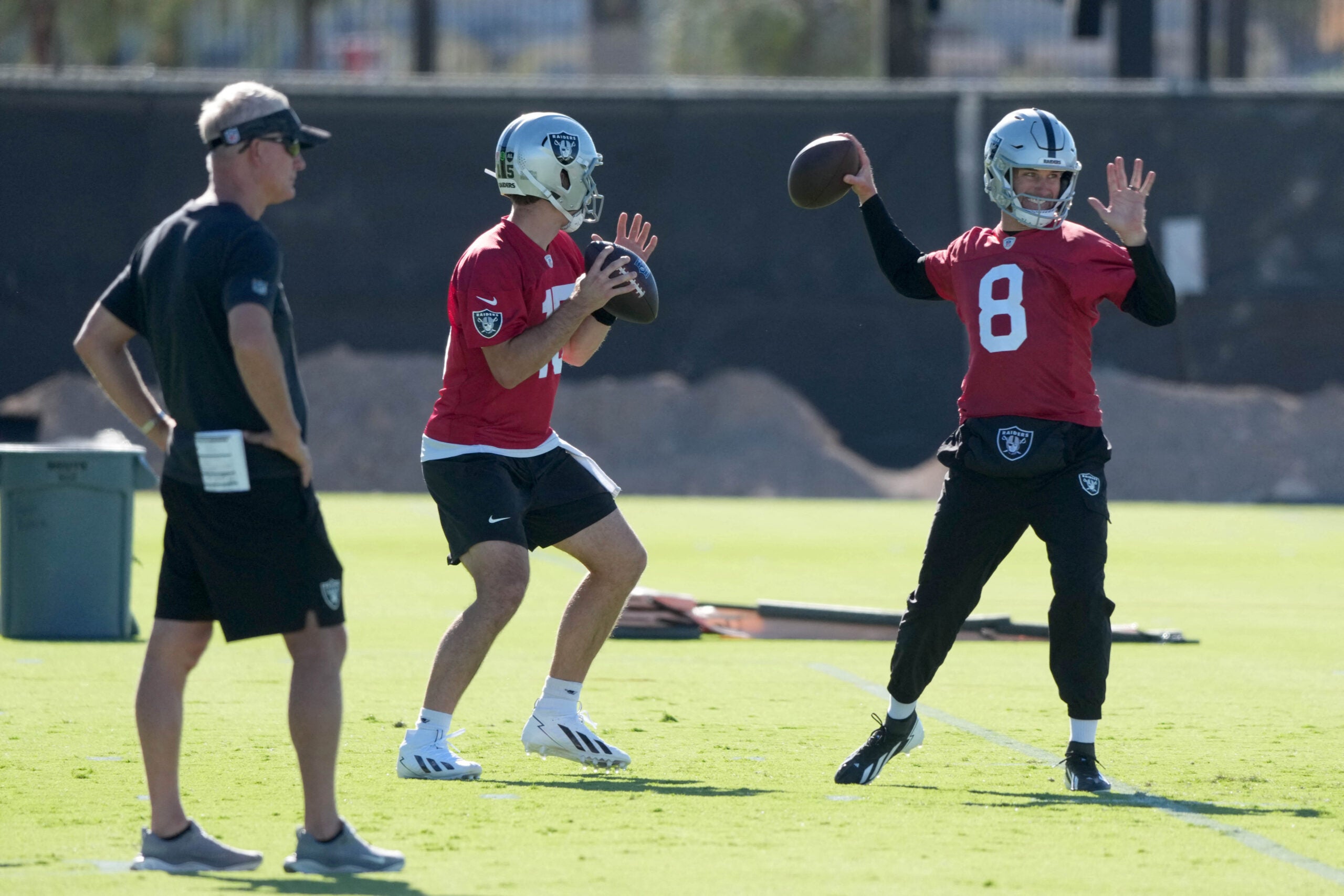 Las Vegas Raiders quarterback Fernando Mendoza Kirk Cousins