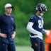 Jun 11, 2026; Lake Forest, IL, USA; Chicago Bears head coach Ben Johnson looks on during Minicamp at Halas Hall.