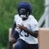 Jun 11, 2026; Lake Forest, IL, USA; Chicago Bears cornerback Tyrique Stevenson (29) warms up during Minicamp at Halas Hall.