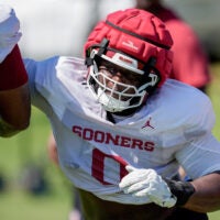 Oklahoma Sooners defensive lineman David Stone