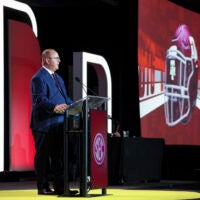 Texas A&M Aggies head coach Mike Elko