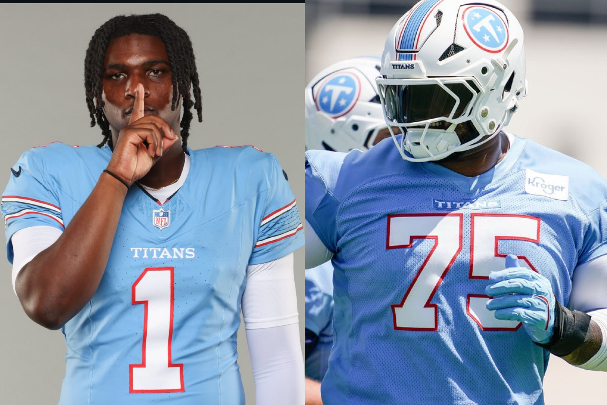 Tennessee Titans 2027 Mock Draft NFL Cam Ward Dan Moore