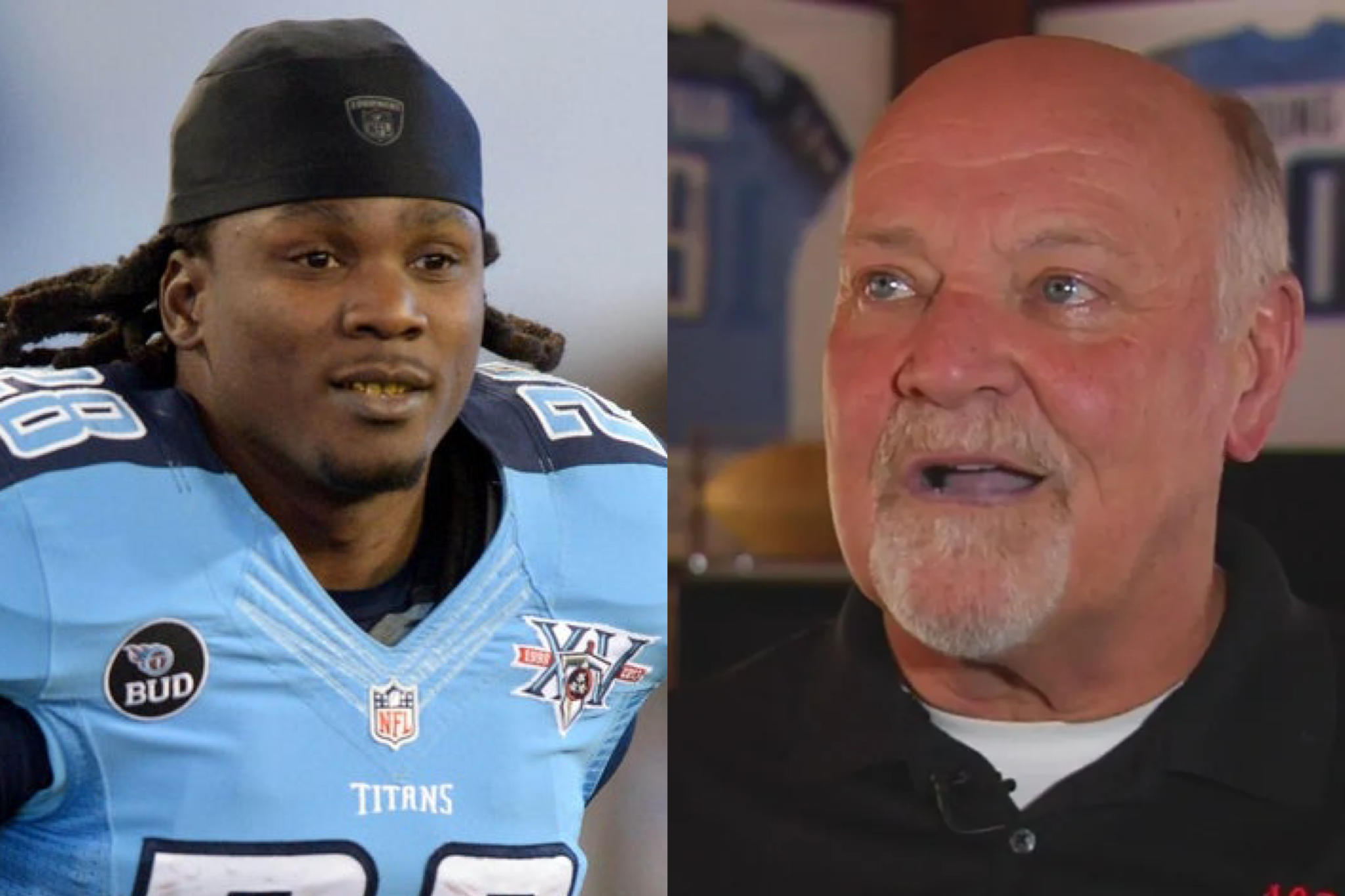 Tennessee Titans ring of honor Chris Johnson ALS Floyd Reese