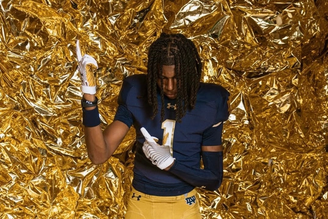 2027 Notre Dame CB target Greedy James