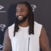 Carolina Panthers outside linebacker Pat Jones II speaks to the media following Friday's practice.