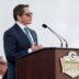 Green Bay Packers president and CEO Ed Policy speaks during the Green Bay Packers annual shareholders meeting on July 25, 2025, at Lambeau Field in Green Bay, Wis.