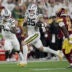 Sep 11, 2025; Green Bay, Wisconsin, USA; Green Bay Packers tight end Tucker Kraft (85) makes a reception during the first quarter against the Washington Commanders at Lambeau Field.