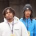 Bollingbrook defensive lineman Darieon Prescott (left) attends the Ohio State football game against Penn State at Ohio Stadium on Nov. 1, 2025.