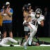Nov 23, 2025; New Orleans, Louisiana, USA; Atlanta Falcons safety Xavier Watts (31) reacts after making an interception against the New Orleans Saints during the second half at Caesars Superdome.