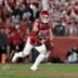 Oklahoma Sooners quarterback John Mateer (10) carries the ball during a first-round College Football Playoff game between the University of Oklahoma Sooners (OU) and the Alabama Crimson Tide at Gaylord Family - Oklahoma Memorial Stadium in Norman, Okla., Friday, Dec. 19, 2025. Alabama won 34-24.