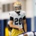 Defensive back Joey O'Brien during a Notre Dame football practice at Irish Athletic Center on Wednesday, April 8, 2026, in South Bend.