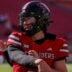 Texas Tech's Brendan Sorsby goes through warmups before the spring football game, Friday, April 17, 2026, at Jones AT&T Stadium.