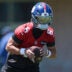 Jun 3, 2026; East Rutherford, NJ, USA; New York Giants quarterback Jaxson Dart (6) participates in drills during organized team activities at Quest Diagnostics Training Center.