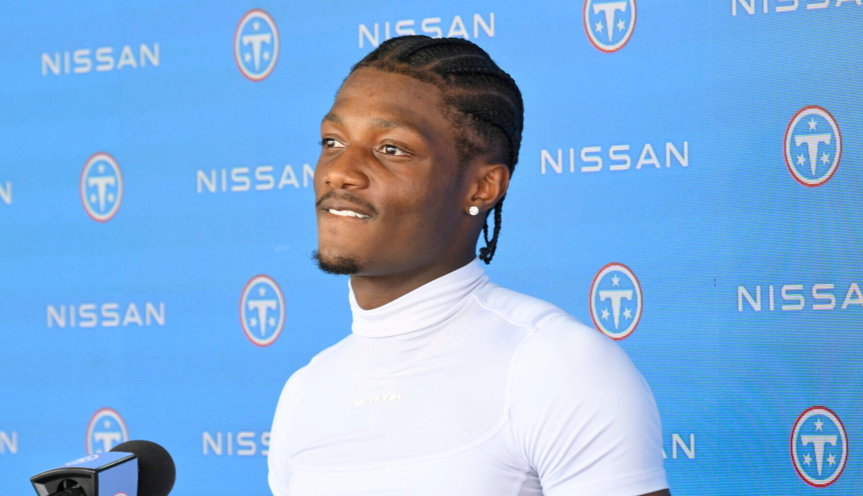 Carnell Tate Tennessee Titans offensive rookie of the year odds