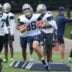 Jun 16, 2026; Dallas, TX, USA; Dallas Cowboys tight end Luke Schoonmaker (86) goes through a drill during practice at the Ford Center at the Star Training Facility in Frisco, Texas.