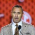 Jul 23, 2026; Tampa, FL, USA; Texas Longhorns head coach Steve Sarkisian speaks to the press during SEC Football Kickoff Media Day at the Tampa Marriott.