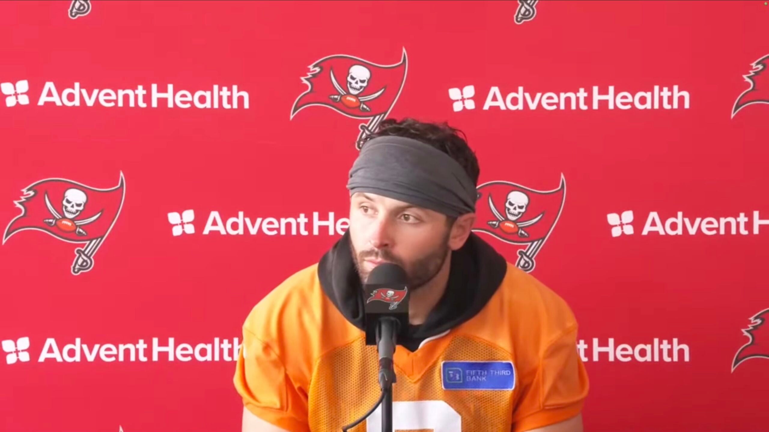 Baker Mayfield didn't hold back about his talk with the Buccaneers about his contract.