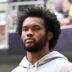 Aug 26, 2023; Minneapolis, Minnesota, USA; Arizona Cardinals quarterback Kyler Murray (1) walks onto the field at U.S. Bank Stadium before the game between the Minnesota Vikings and the Arizona Cardinals.