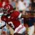 Sep 23, 2023; Tuscaloosa, Alabama, USA; Alabama Crimson Tide defensive back Terrion Arnold (3) carries the ball after an interception against the Mississippi Rebels during the second half of a football game at Bryant-Denny Stadium.