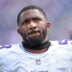 Sep 8, 2024; East Rutherford, New Jersey, USA; Minnesota Vikings linebacker Jonathan Greenard (58) looks on during the second half against the New York Giants at MetLife Stadium.