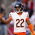 Nov 3, 2024; Glendale, Arizona, USA; Chicago Bears safety Elijah Hicks (22) against the Arizona Cardinals at State Farm Stadium.