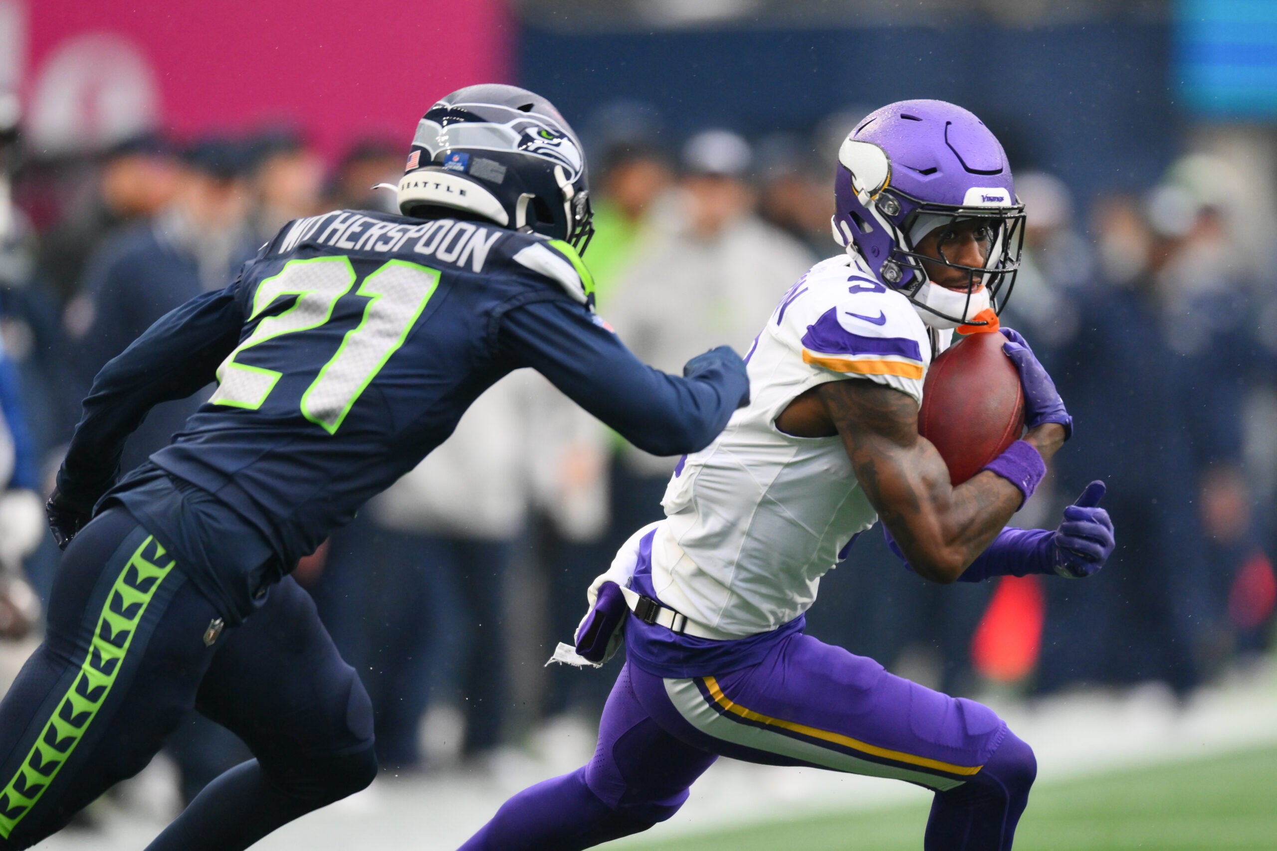 Jordan Addison recently suffered an injury during Vikings training camp.