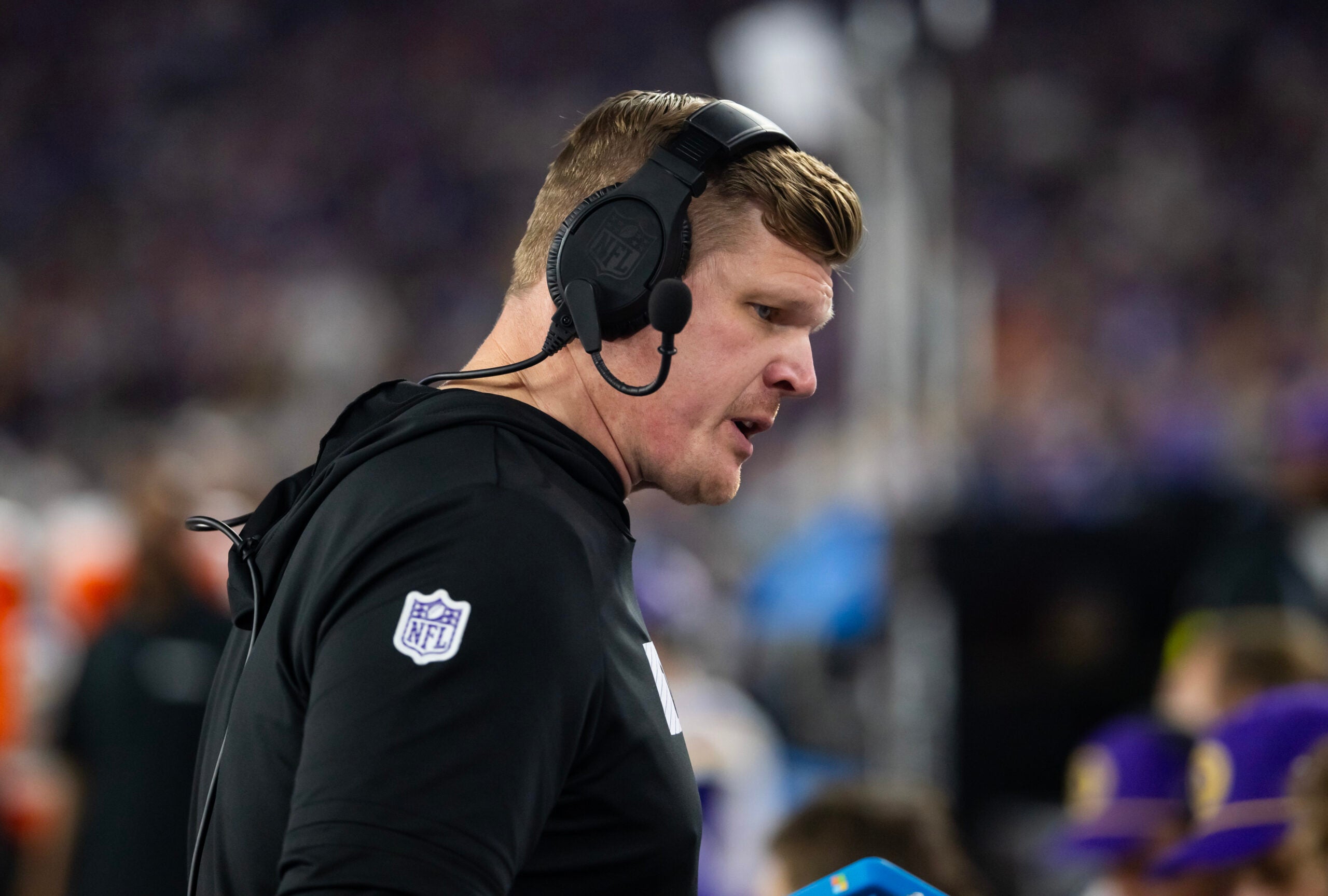 Offensive line coach Chris Kuper spent four seasons with the Minnesota Vikings.