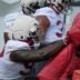 uly 30, 2025; Tuscaloosa, AL, USA; defensive lineman Jeremiah Beaman hits the sled during the first practice session of the preseason for the Alabama Crimson Tide.